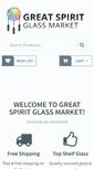 Mobile Screenshot of greatspiritglassmarket.com